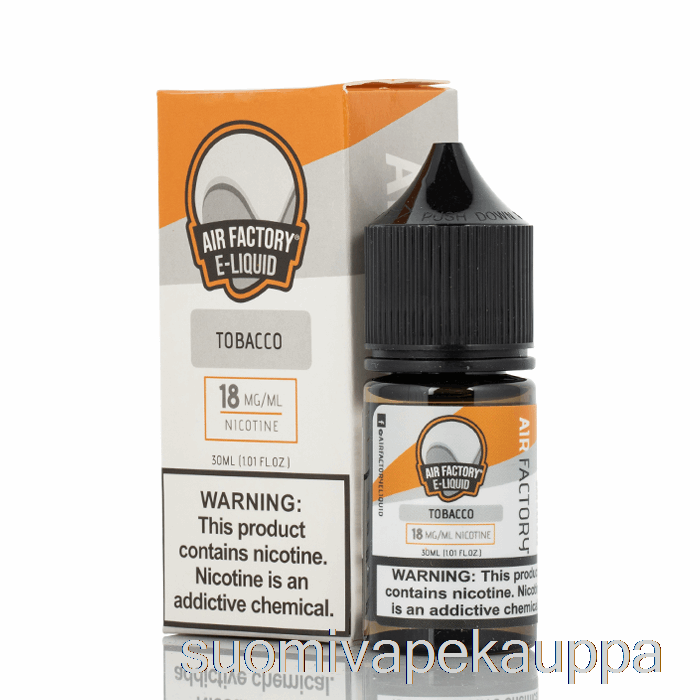 Vape Suomi Tupakka - Ilmatehdassuolat E-nesteet - 30ml 36mg